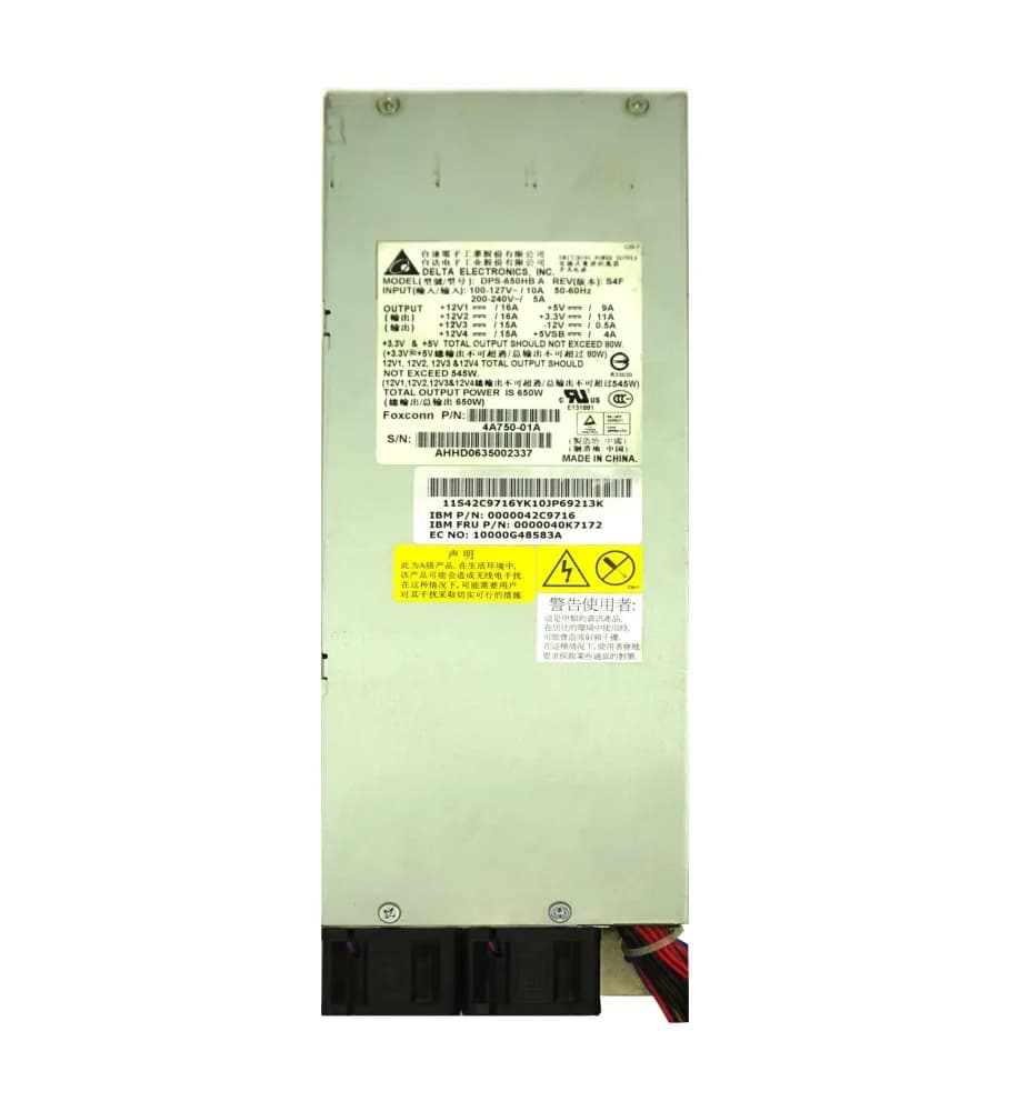 42C9716 - IBM 650-Watts Power Supply For System X3455/X3655