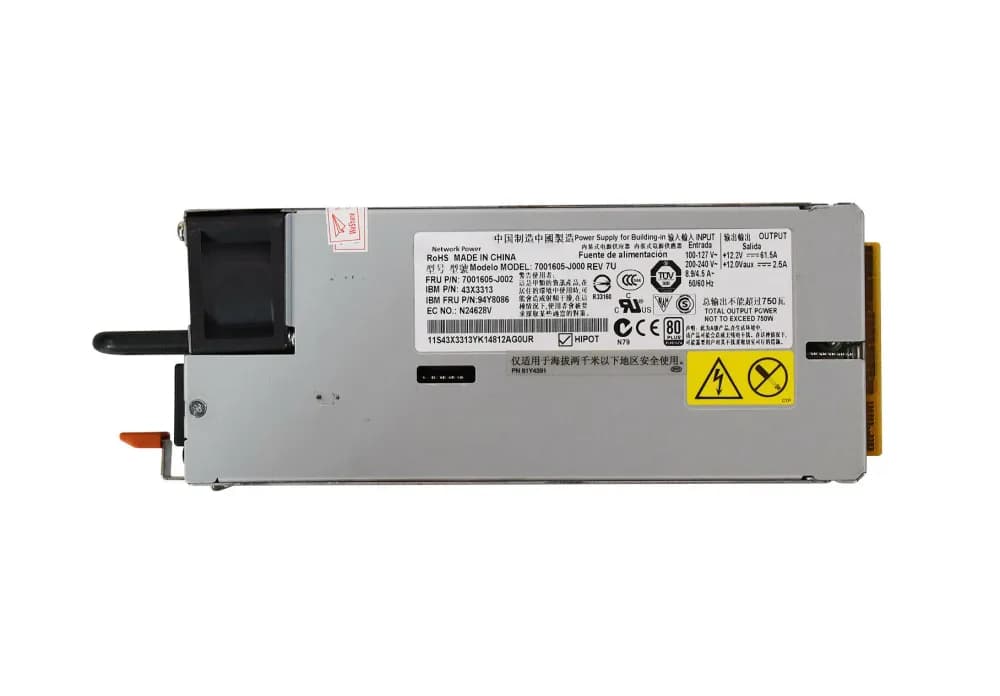 43X3313 - IBM 750-Watts 80-Plus Platinum Power Supply For x3300