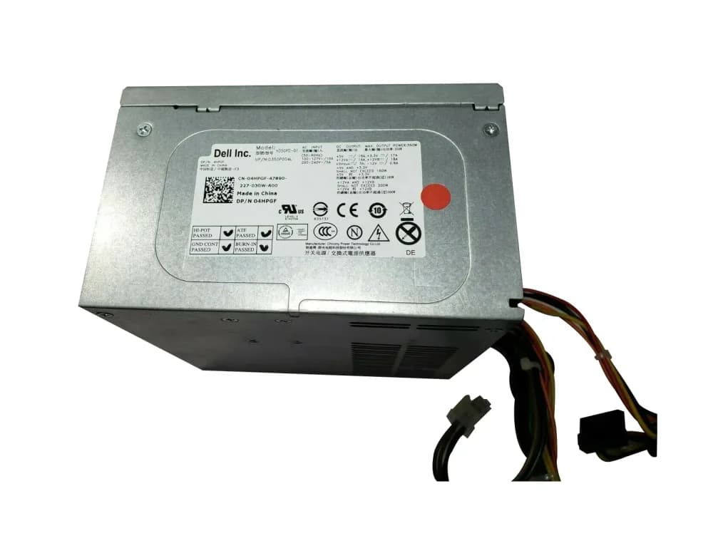 4HPGF - Dell 350-Watts 200-240V 50-60Hz Power Supply