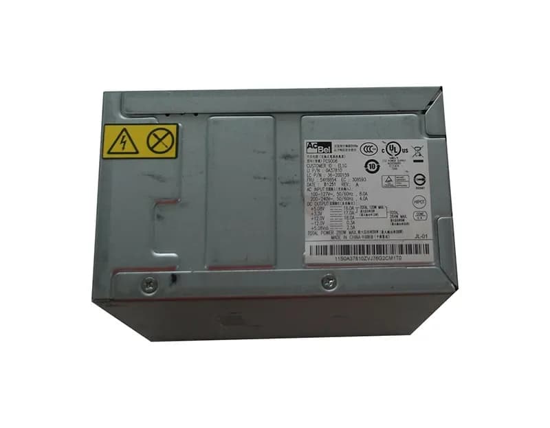 54Y8854 - Lenovo 280-Watts ATX Power Supply For ThinkCentre M80