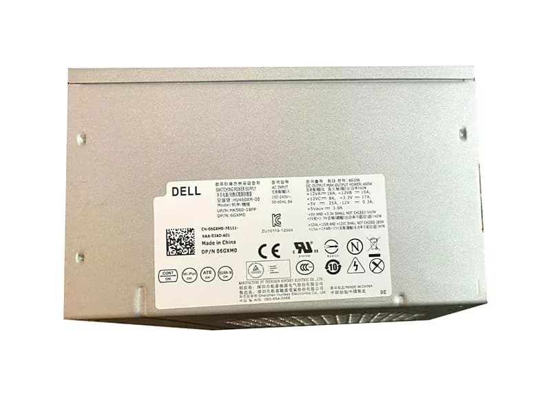 6GXM0 - Dell 460-Watts 100-240V 8A Power Supply For XPS 8700 Tower