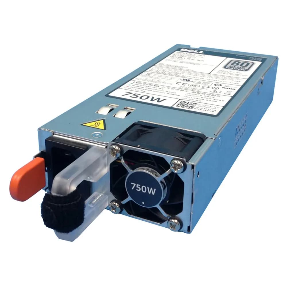 6W2PW - Dell 750-Watts Platinum Power Supply For PowerEdge R620