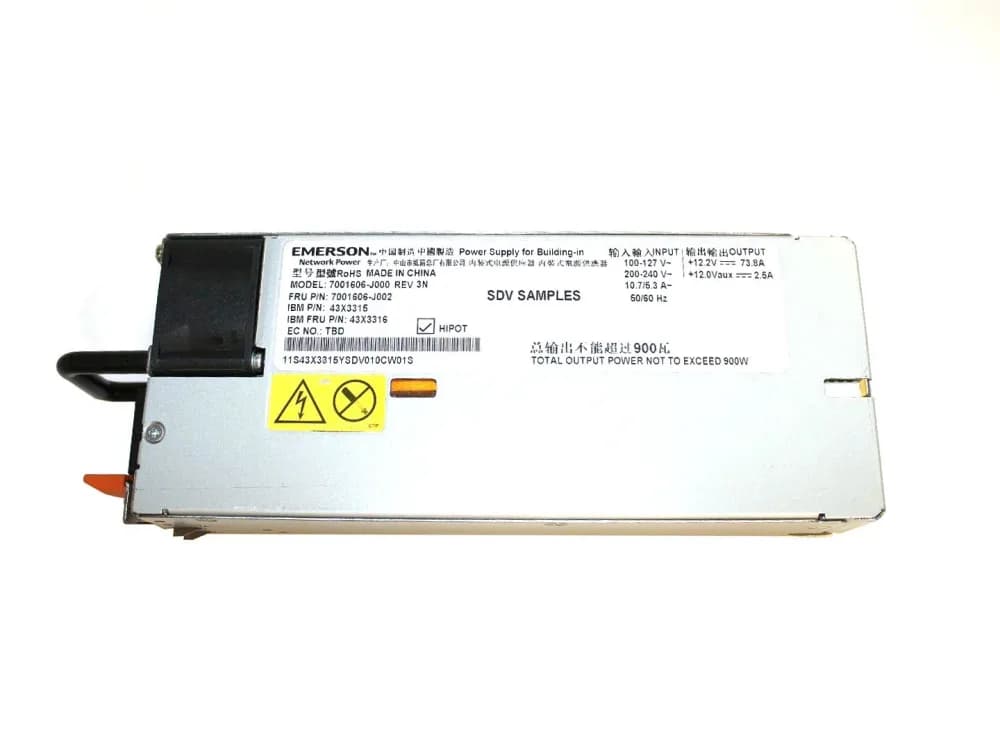 7001605-J002 - Emerson 750-Watts Platinum Power Supply For X3300 M4