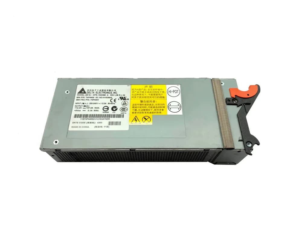 74P4401 - IBM 1800-Watts 200-240V AC 50-60Hz Power Supply