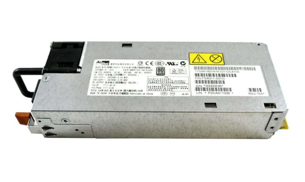 94Y8074 - IBM 550-Watts High Efficiency Power Supply