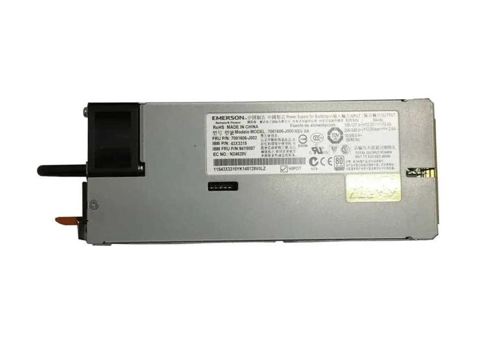 94Y8087 - IBM 900-Watts 200-240V 5A Platinum Power Supply For X3650