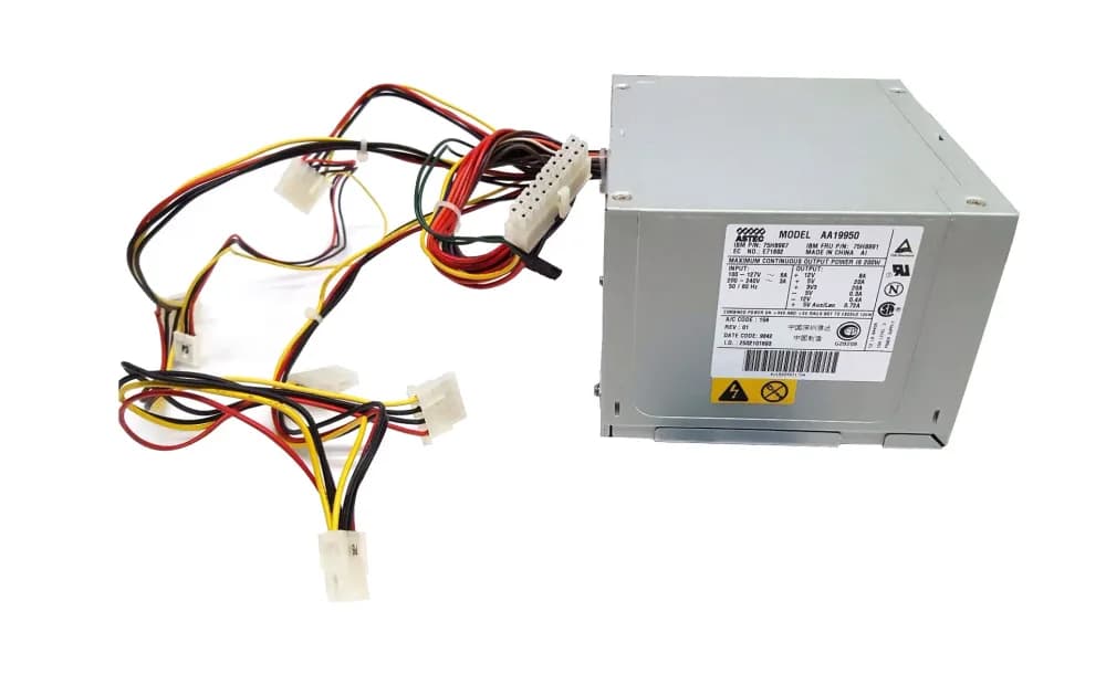 AA19950 - Astec 200-Watts 200-240V 3A 50-60Hz ATX Power Supply