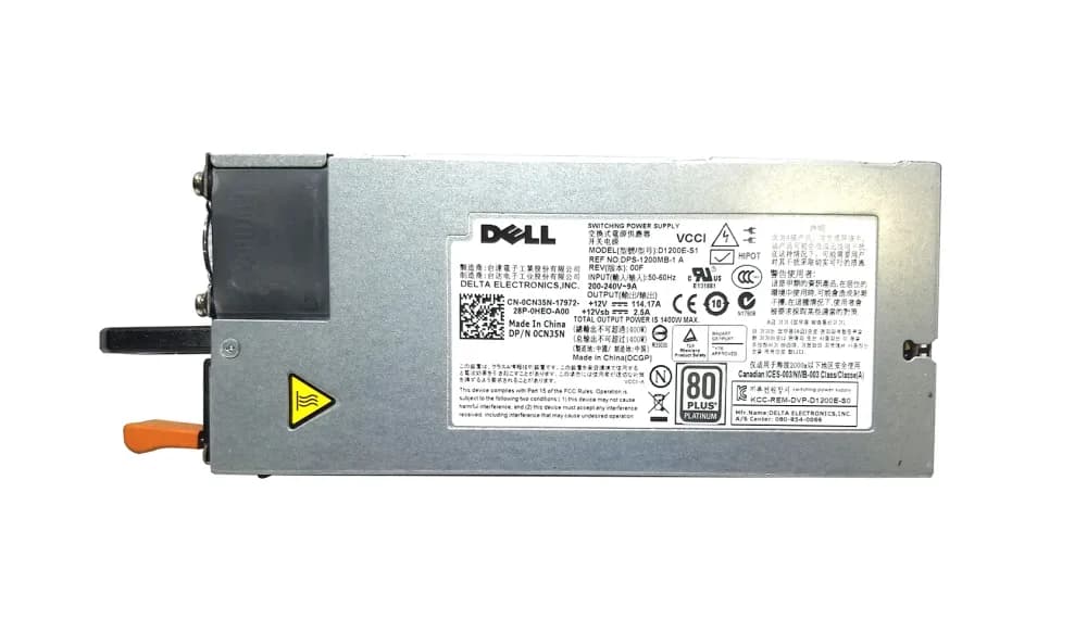CN35N - Dell 1400-Watts Platinum Power Supply For Poweredge C6220