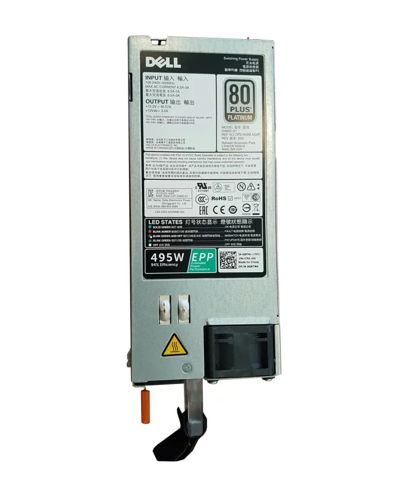 DPS-495BB - Delta 495-Watts Power Supply For PowerEdge R730/R730XD