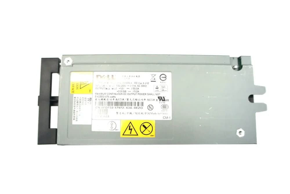 DPS-650BB - Delta 675-Watts Redundant Power Supply For PowerEdge 1800