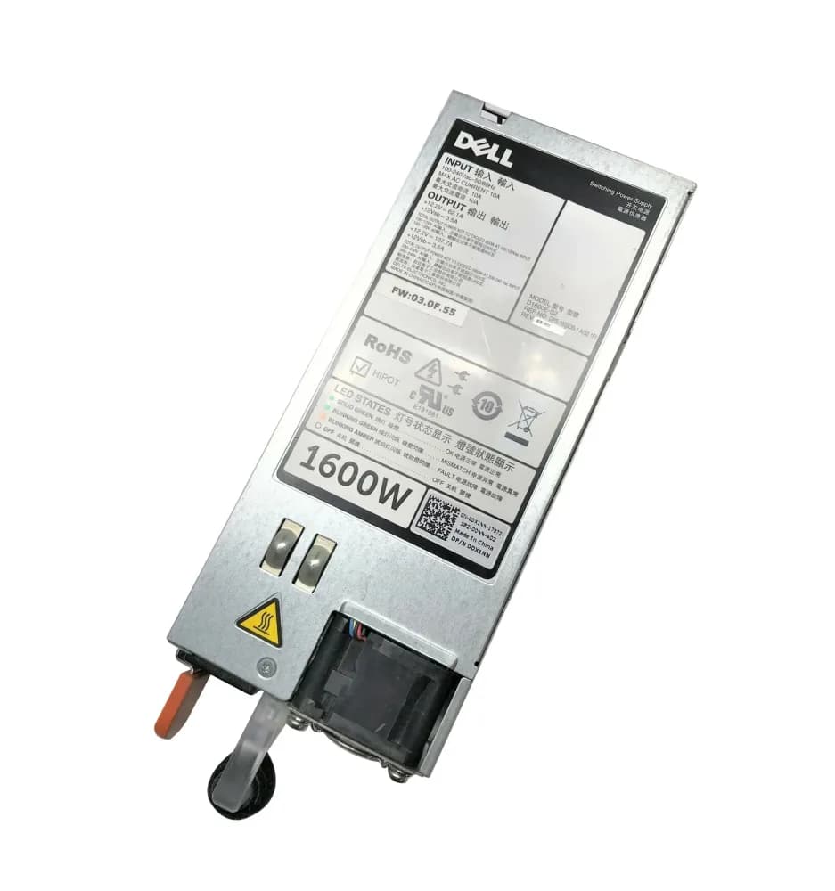 DX1NN - Dell 1600-Watts 100-240V Hot-Plug Power Supply