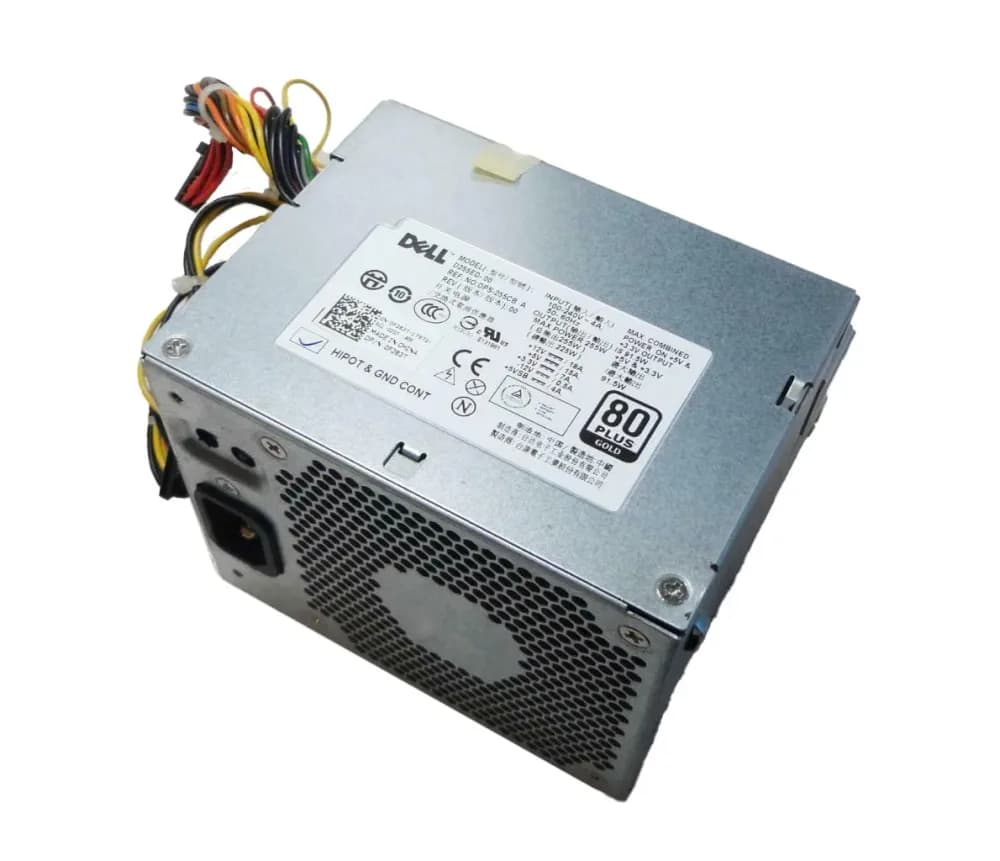 F283T - Dell 255-Watts 100-240V 50-60Hz Power Supply