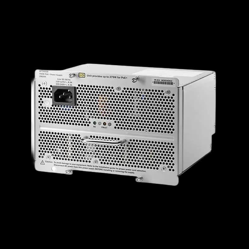 J9828A - HP Aruba 700-Watts Power Supply For 5400R PoE+ ZL2 Switch