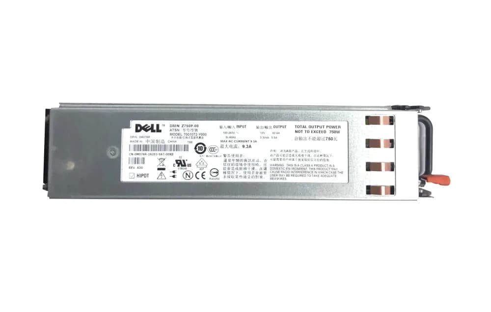 M076R - Dell 750-Watts Redundant Power Supply For PowerEdge 2950