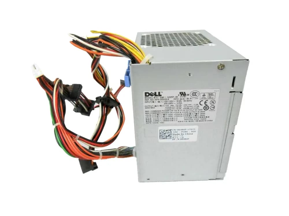 N305P - Dell 305-Watts Power Supply For OptiPlex 760/780