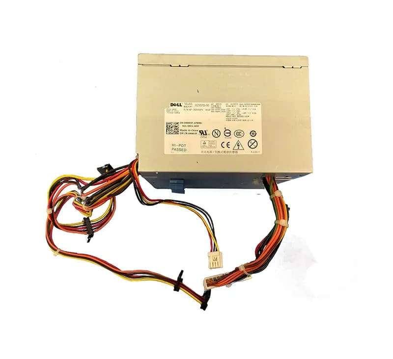 N805F - Dell 255-Watts 200-240V AC 50-60Hz Power Supply