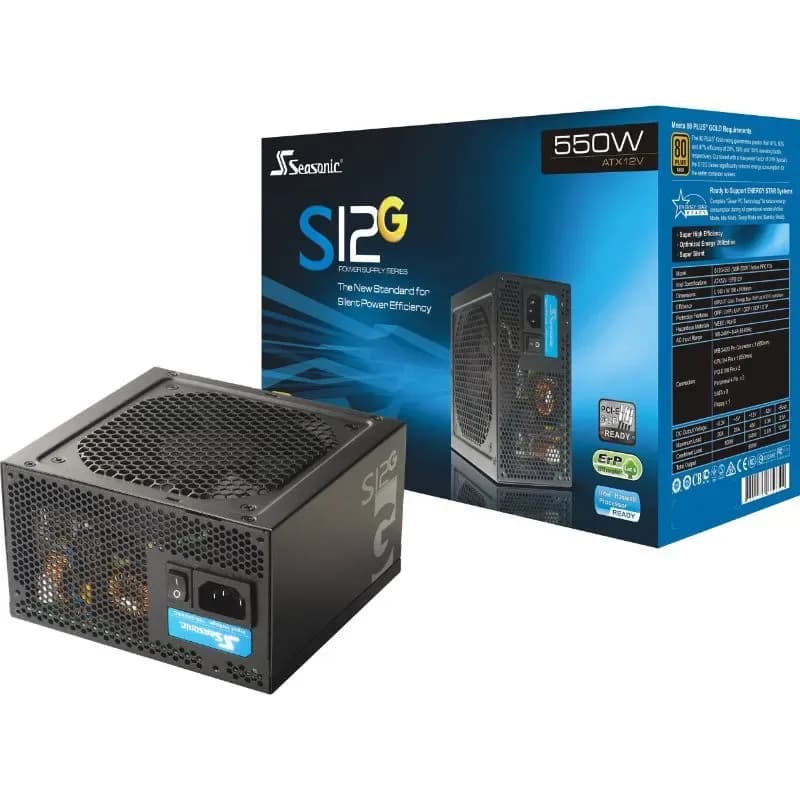 S12G-550 - Seasonic 550-Watts Gold ATX12V Power Supply