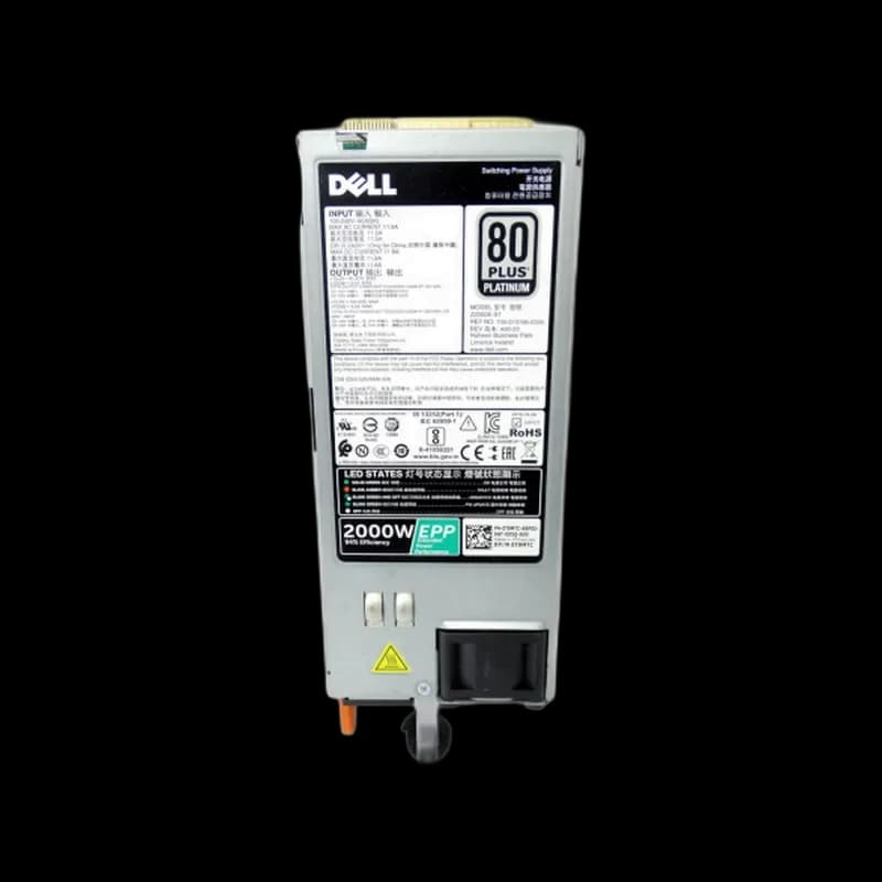 VWWF1 - Dell 2000-Watts Platinum Power Supply For PowerEdge R730/R740
