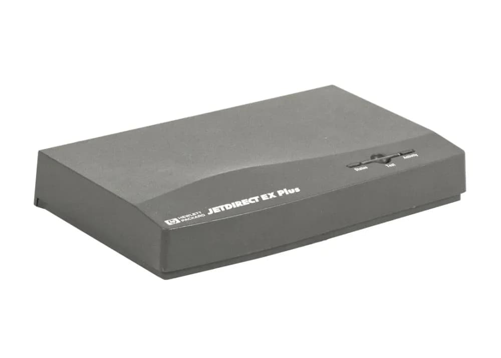 J2591A - HP JetDirect EX Plus 1 x Port Parallel + 1 x Port RJ-45 + 1 x Port 10Base-2 BNC Ethernet Print Server