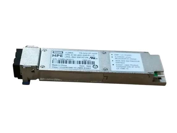 JL286A - HPE 40Gb/s QSFP+ 2km 1310nm LC Single-Mode Fiber Transceiver
