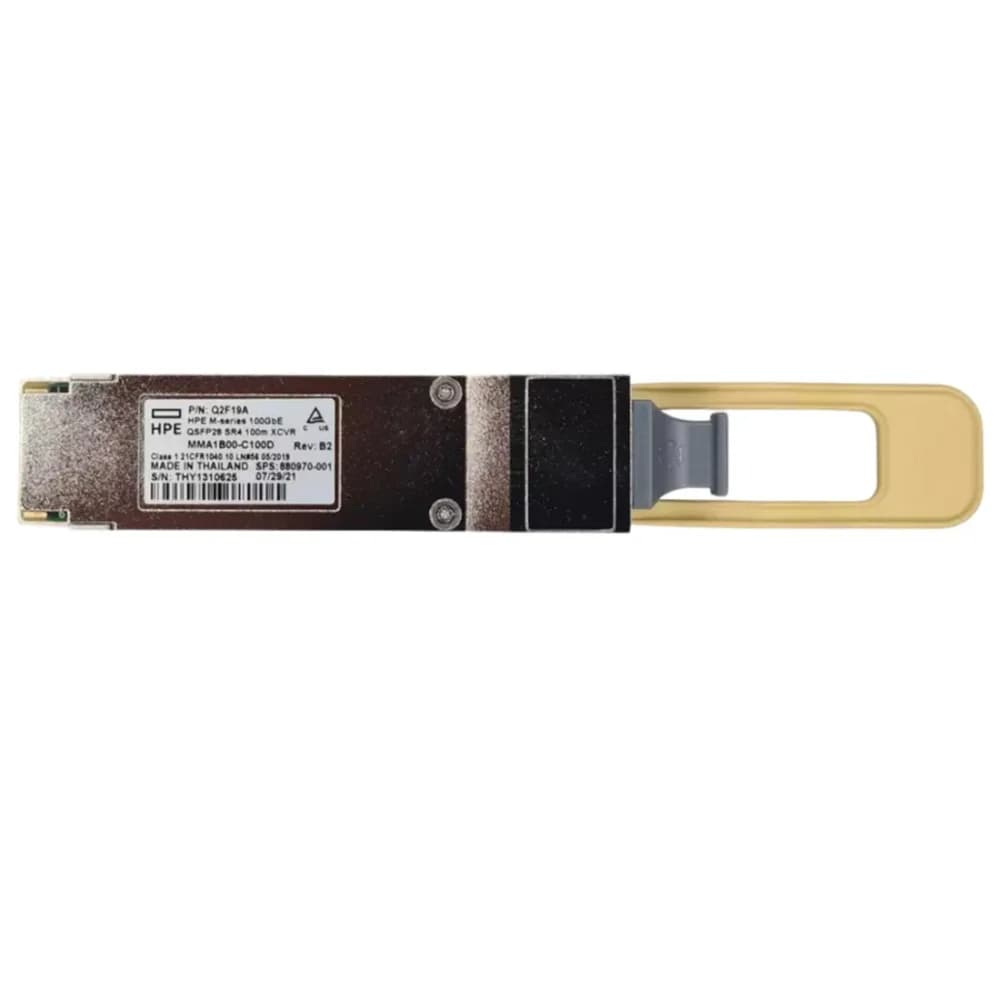 HPE Q2F19A Q2F19-63001 100GbE QSFP28 850nm SR4 Transceiver
