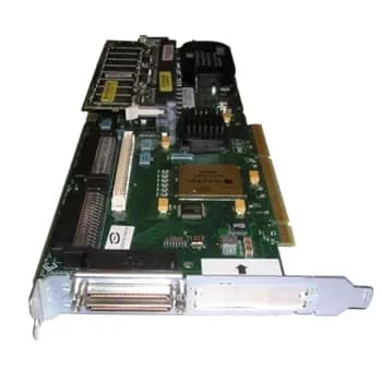 273915-B21 - HP Smart Array 6402 Dual Channel PCI-X Ultra320 SCSI 133MHz 128MB Cache (BBWC) RAID Controller Card