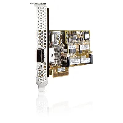 610669-001 - HPE Smart Array P222 1-Port SAS 6Gb/s PCI Express x8 512MB Cache (FBWC) Low Profile RAID Controller Card