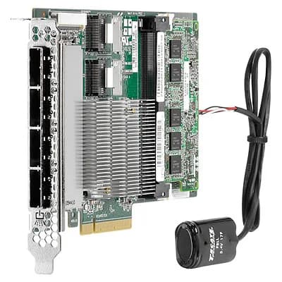 615415-002 - HP Smart Array P822 6-Ports SAS/SATA 2GB Cache (FBWC) PCI Express 3.0 x8 RAID Controller Card