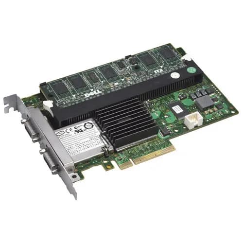 J155F - Dell PERC 6/e SAS PCIe 2.0 x8 512MB Cache RAID Controller Card