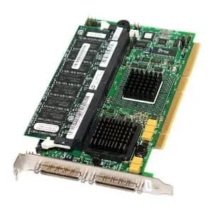 J4717 - Dell PERC4 2-Ports PCI Express Ultr320 SCSI PCI Express 128MB Cache RAID Controller Card