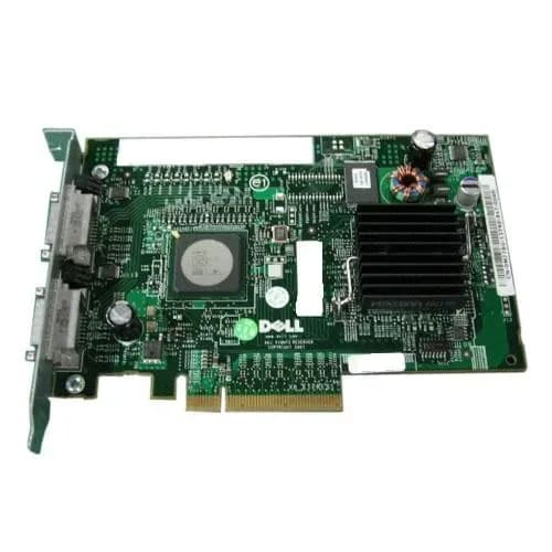 M778G - Dell PERC 5/E 8-Ports Dual Channel SAS 3Gb/s PCI Express x8 256MB Cache RAID Controller Card for PowerEdge R200/PowerVault DL2000