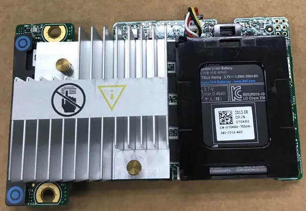 TTVVV - Dell PERC H710P 8-Ports SAS PCI Express 2.0 x8 1GB Non-Volatile (NV) Cache Mini Mono RAID Controller Card