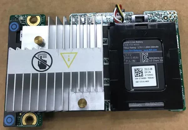 YTF8R - Dell PERC H710 8-Ports SAS 6Gb/s PCI Express 2.0 x8 1Gb Non-Volatile (NV) Cache Mini Mono RAID Controller Card PowerEdge R820/T620