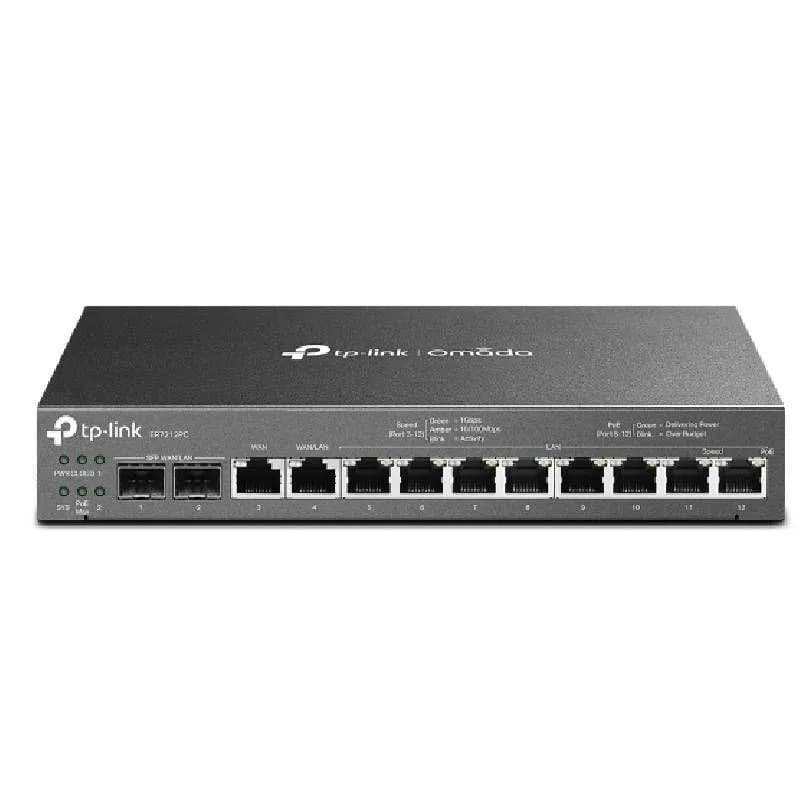 ER7212PC - TP-LINK Omada 8x LAN 1x WAN 1x GE LAN/WAN 2x SFP VPN Router