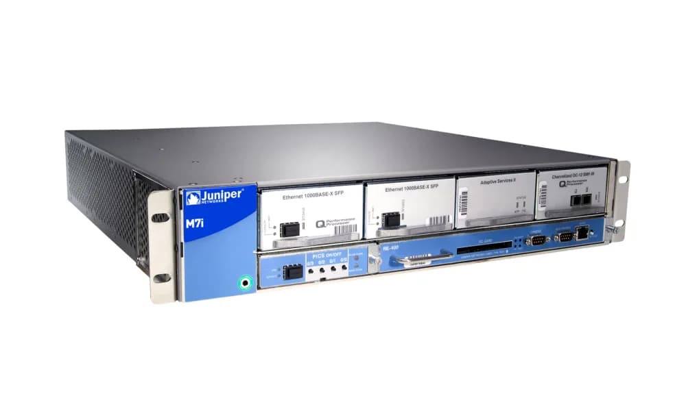 M7IBASE-DC-1GE - Juniper M7i 4-Slots Expansion + 1-P SFP Router Chassis