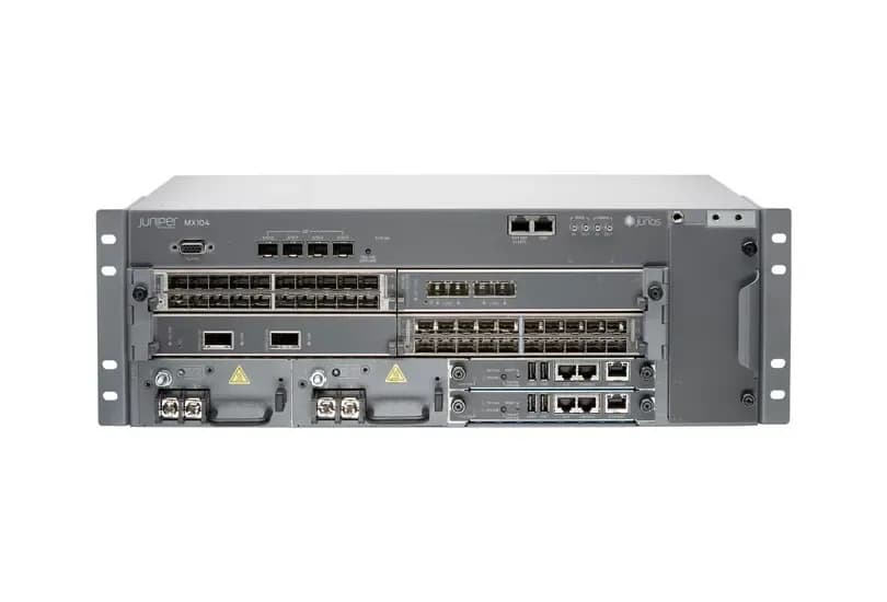 MX104-AC - Juniper MX104 4-Slots + 4-Ports SFP+ Switch Chassis