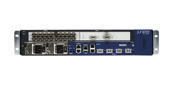 MX80-T-AC - Juniper MX MX80 2-Slots Expasnion + 4-P XFP Router Chassis