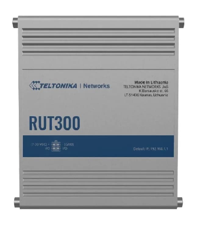 RUT300000100 - Teltonika Industrial Ethernet 5-Ports RJ-45 Router