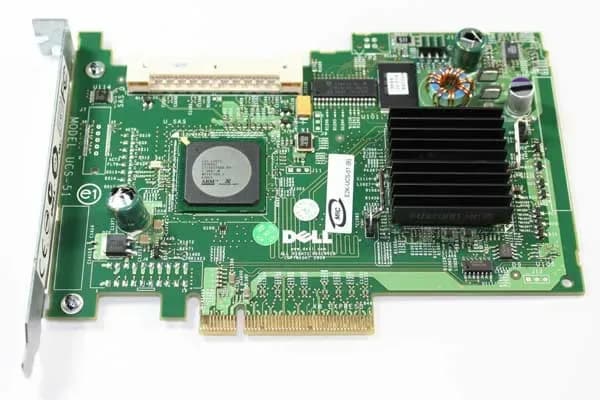 UN939 - Dell SAS 5/iR 4-Ports SAS 3Gb/s PCI-Express x4 RAID 0/1 Controller Card for PowerEdge and PowerVault Server