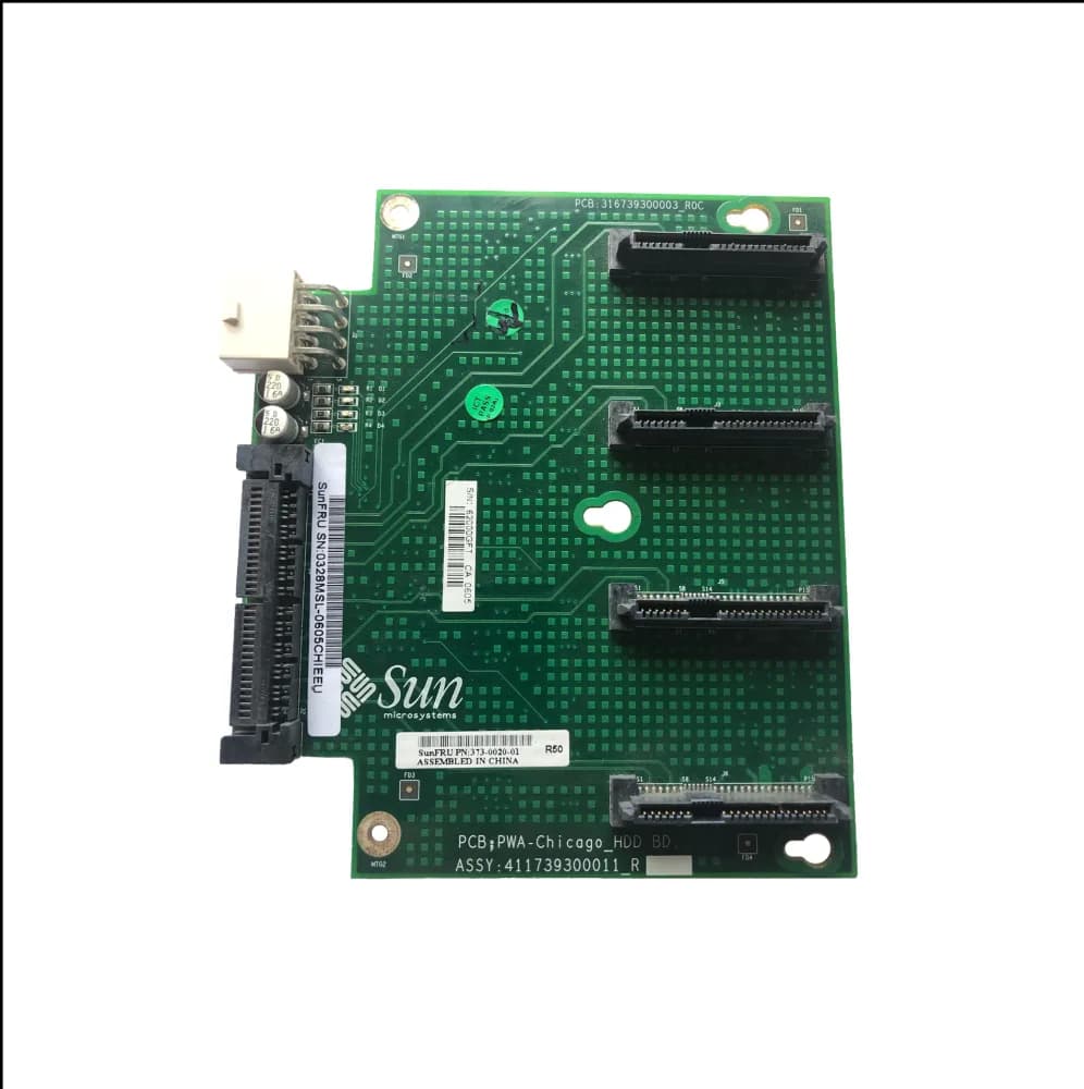 373-0020 - Sun Ultra 25 4-Slot SAS/SATA Disk Backplane