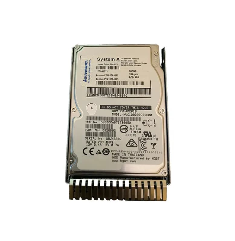 00AJ075 - IBM 900GB SAS 10000RPM 2.5-Inch Hard Drive