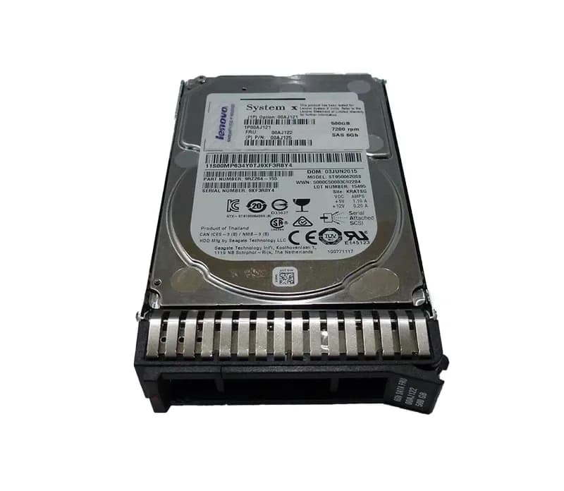 00AJ125 - IBM 500GB 7200RPM SAS 6Gb/s 2.5-in Hard Drive