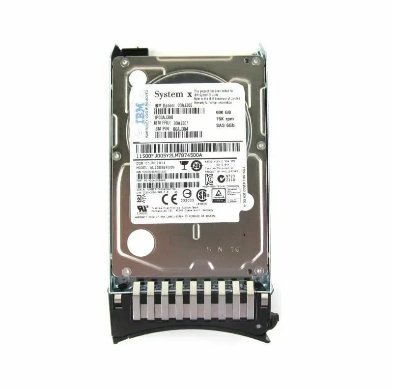 00AJ300 - IBM 600GB 15000RPM SAS 6Gb/s Hot Swap 2.5-in HDD