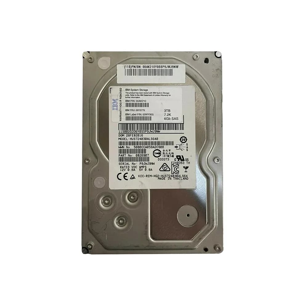 00AK210 - IBM 3TB 7200RPM 3.5-Inch Hard Drive