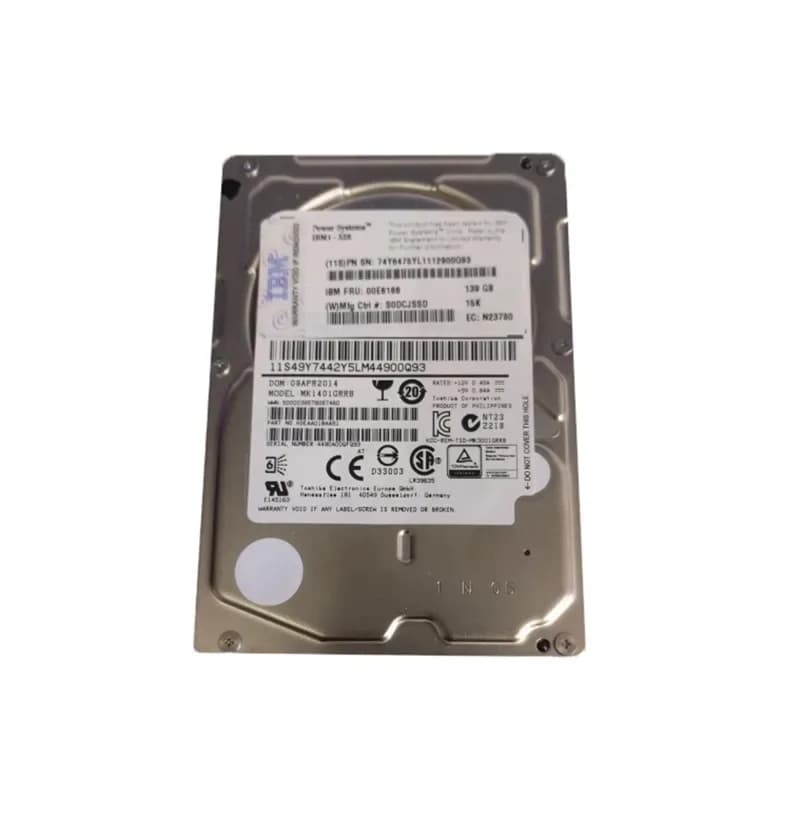00E6166 - IBM 139GB SAS 15000RPM 2.5-inch Hard Drive