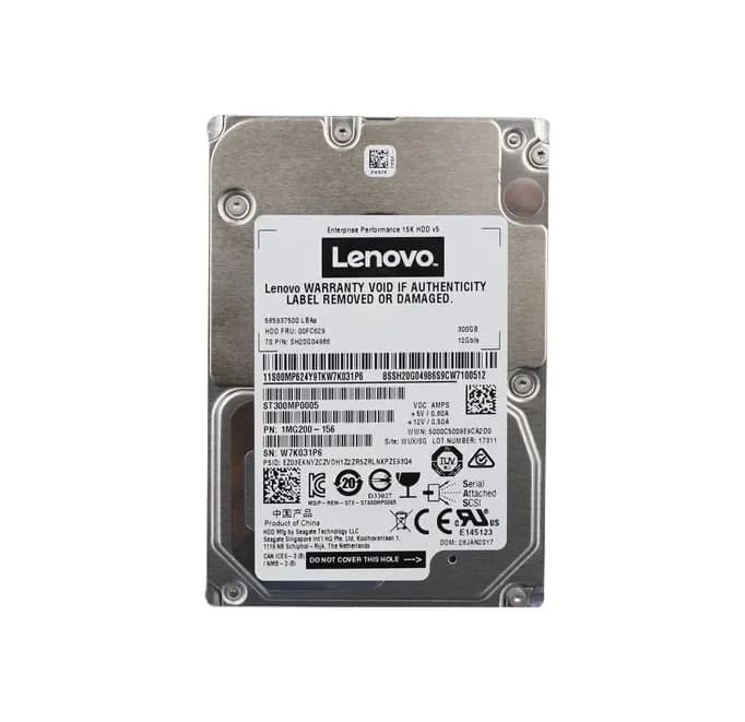 00FC629 - Lenovo 300GB 15000RPM SAS 12Gb/s 3.5-in Hard Drive