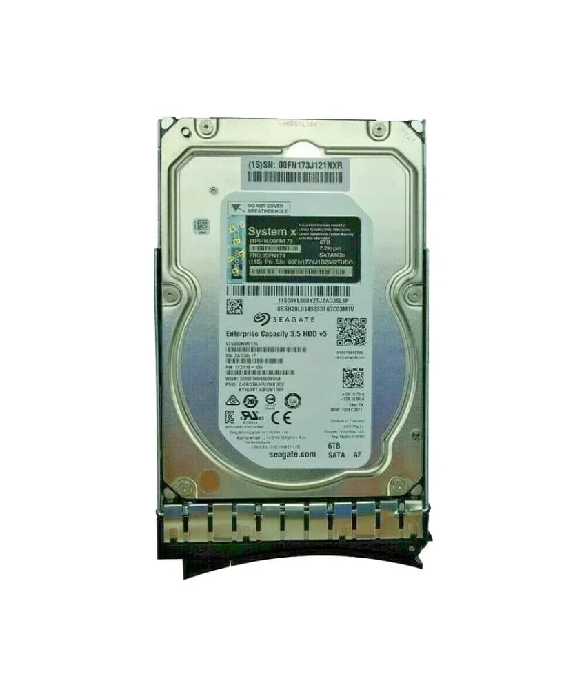 00FN173 - Lenovo 6TB 7200RPM SATA 6Gb/s 3.5-in Hard Drive
