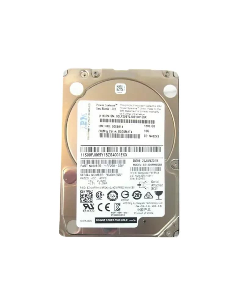 00LY209 - IBM 1.2TB SAS 10000RPM 2.5-Inch Hard Drive