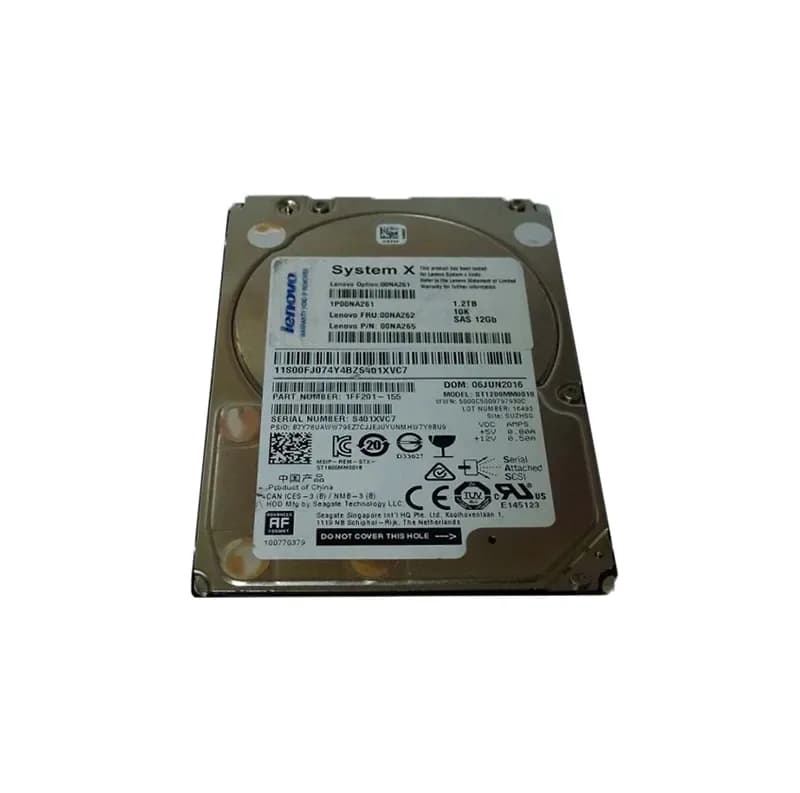 00NA261 - IBM 1.2TB 10000RPM SAS 12Gb/s 2.5-in Hard Drive