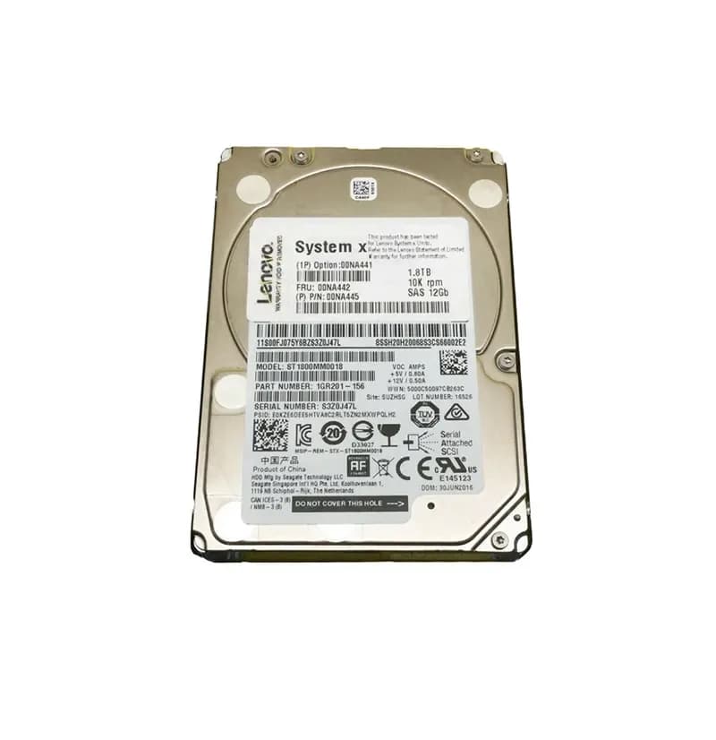 00NA442 - IBM 1.8TB 10000RPM SAS 6Gb/s Hot Swap 2.5-in HDD
